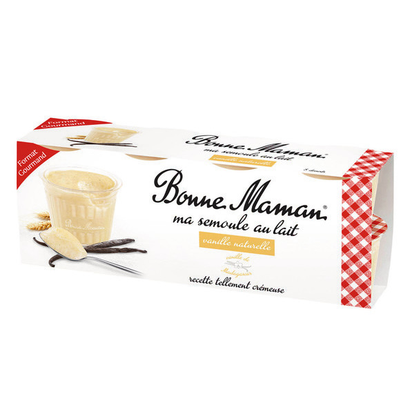 Ma semoule au lait vanille naturelle