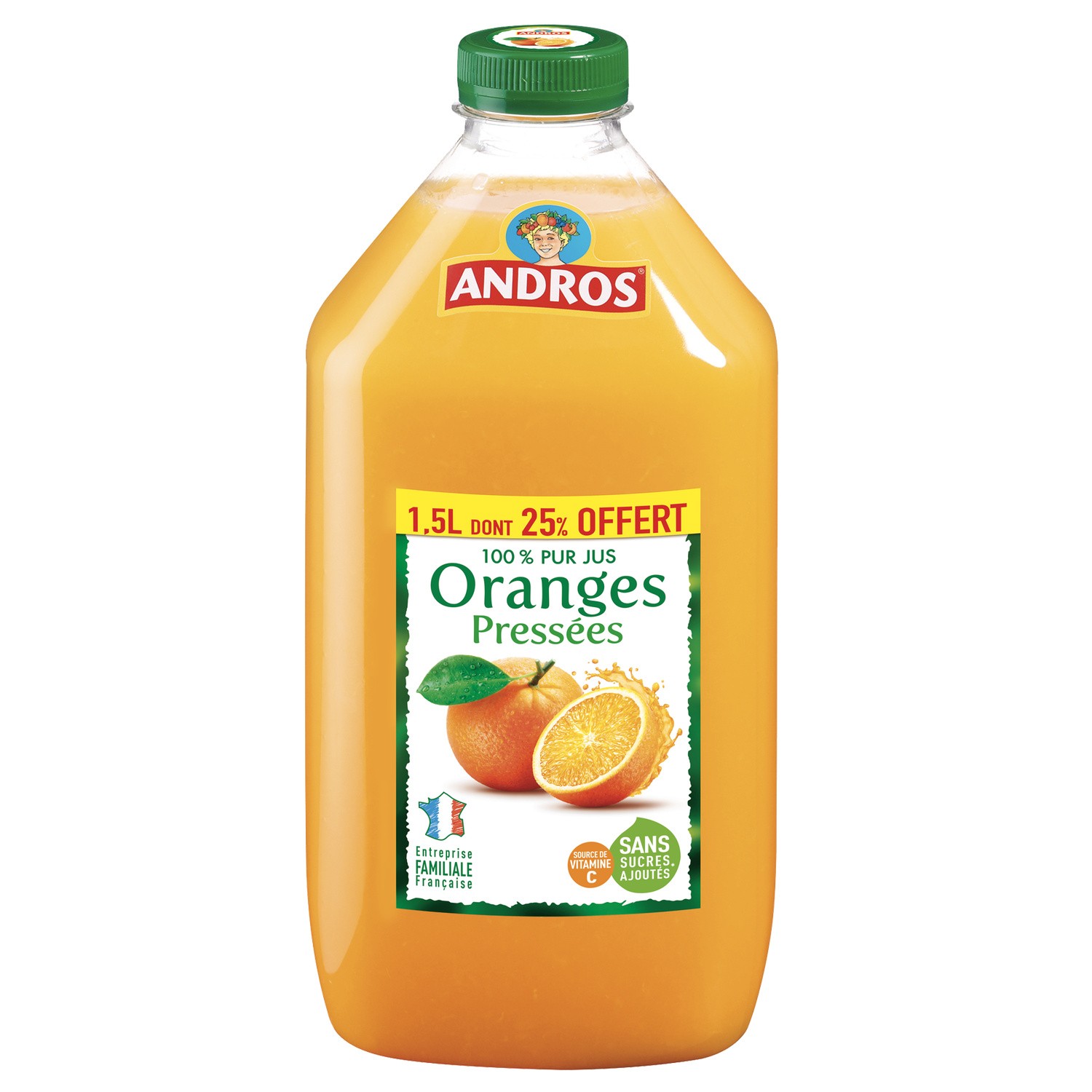 ANDROS Jus d'orange  ANDROS code EAN 3608580938521 