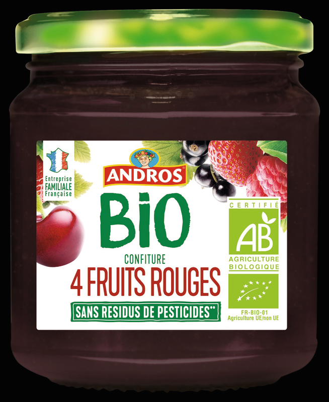 CONFITURE BIO 4 FRUITS Andros