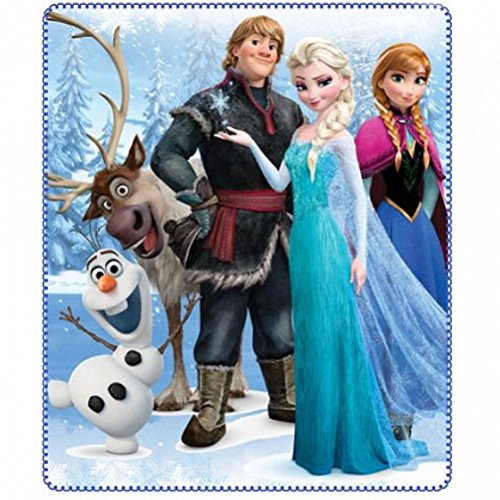BERONAGE Couverture polaire plaid La Reine des Neiges grand modèle 120x140cm code EAN 3609080738420 