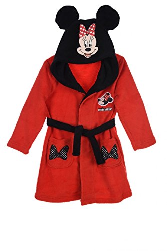 Robe De Chambre MINNIE Rouge - Taille 6 ans