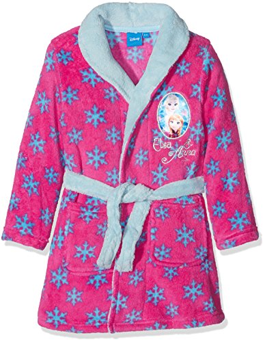 Frozen elsa and anna, peignoir fille, rose-pink...