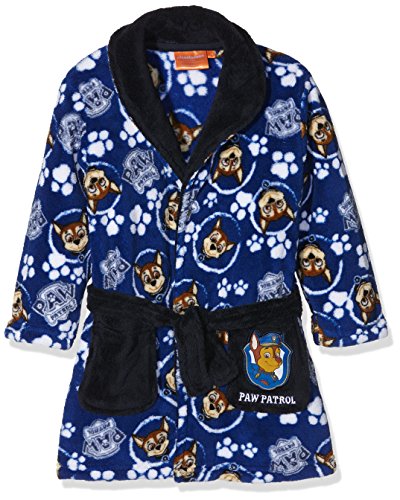 Paw patrol chase, robe de chambre garçon, bleu-...