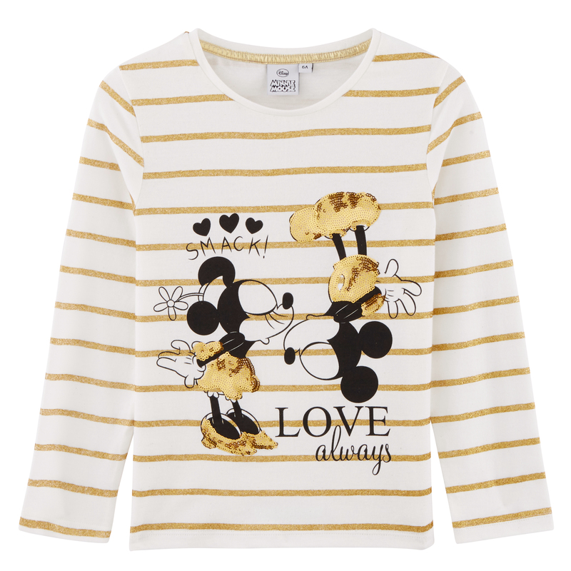 TEE-SHIRT MANCHES LONGUES FILLE Minnie