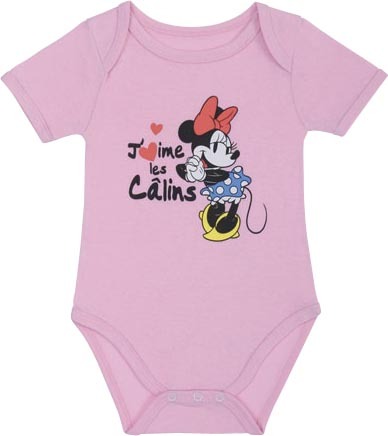 disneyBaby2020 BODIES MANCHES COURTES BÉBÉ “DISNEY” 3609084353902 (3609084353902)