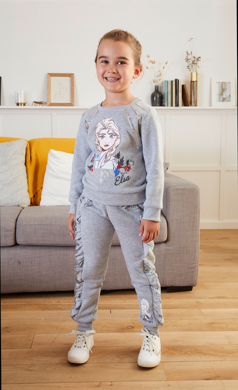 PANTALON MOLLETON FILLE la reine des neiges