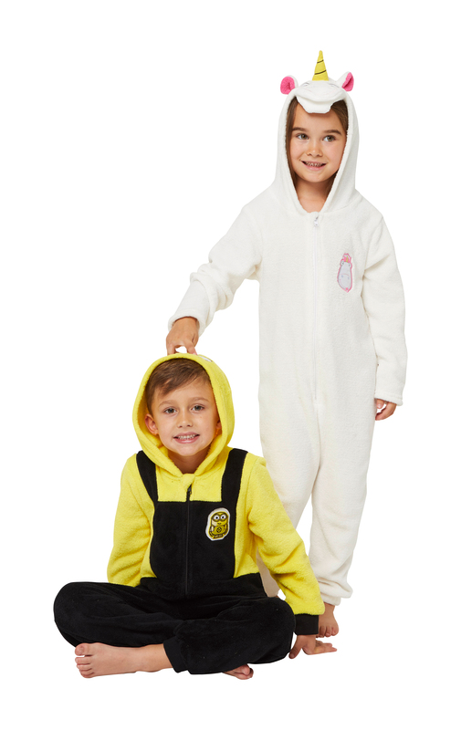 COMBINAISON FILLE OU GARÇON EN PILOU PILOU MINIONS
