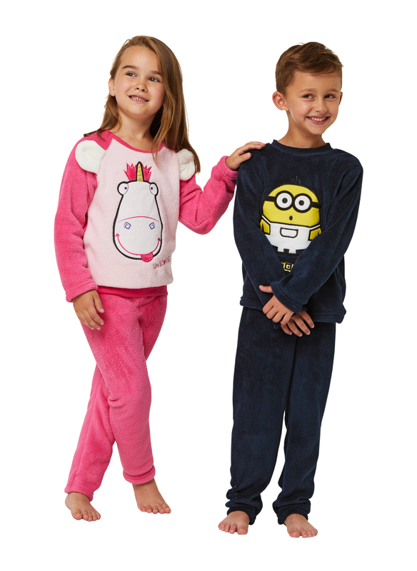 PYJAMA FILLE OU GARÇON EN PILOU PILOU MINIONS