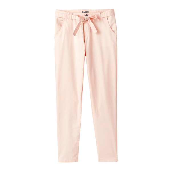PANTALON CEINTURE ROSE FEMME 
