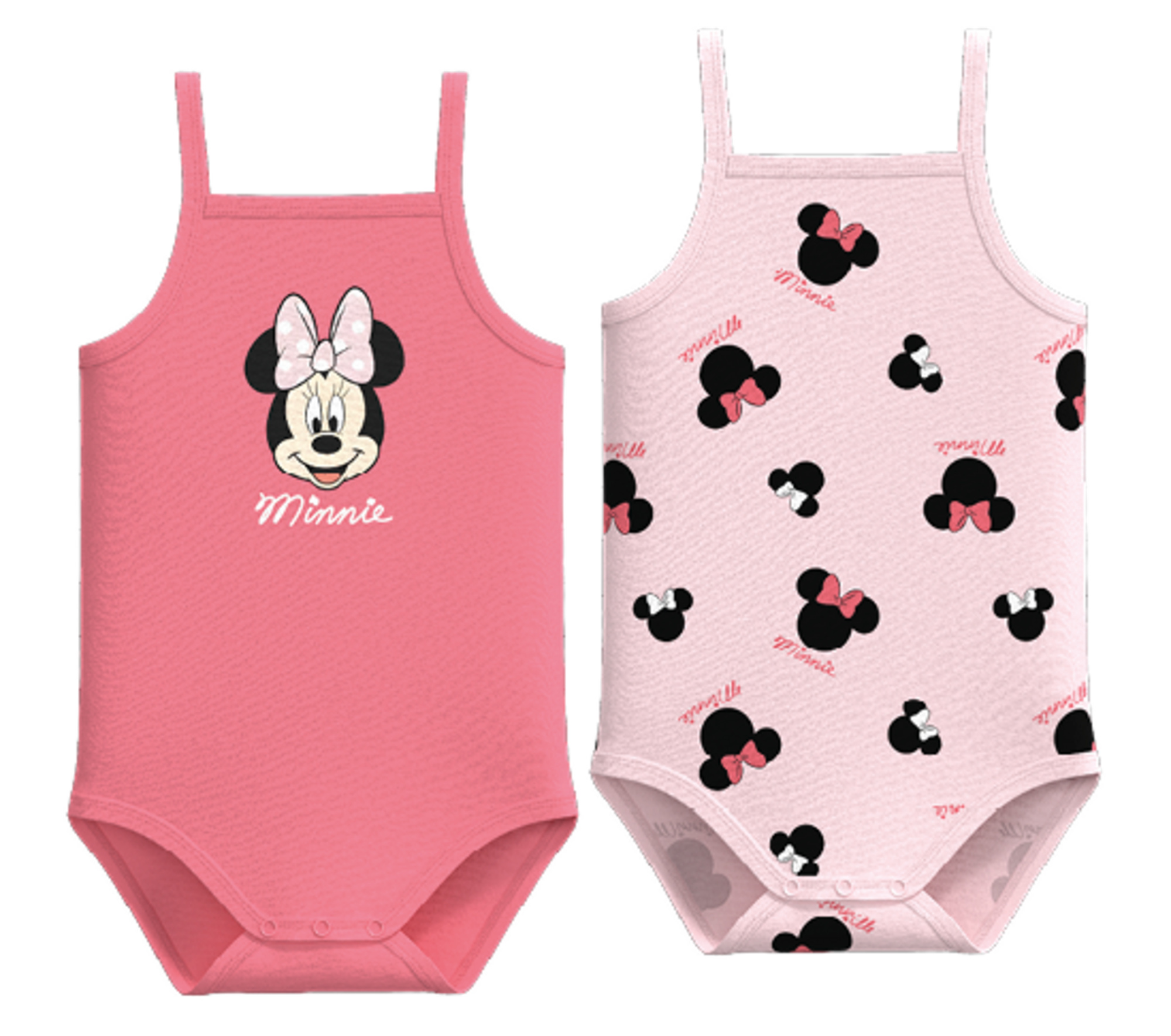 DISNEY BABY LOT DE 2 BODIES SANS MANCHES BEBE code EAN 3609087425279 