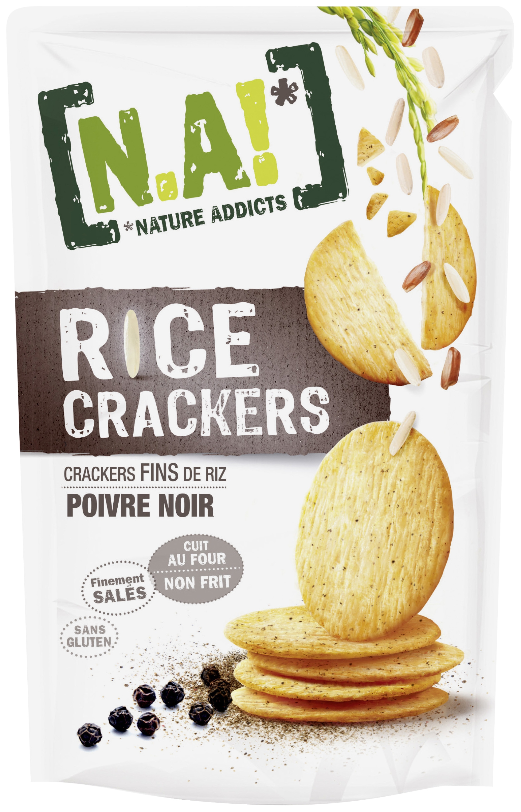 Rice crackers poivre noir N.A!