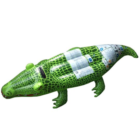CARREFOUR Crocodile bouée gonflable à chevauche...