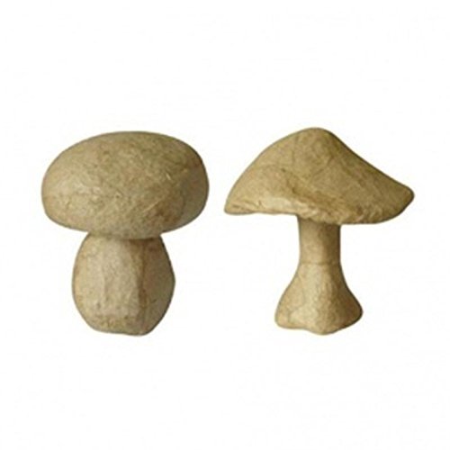 Décoration en papier mâché en forme de champign...