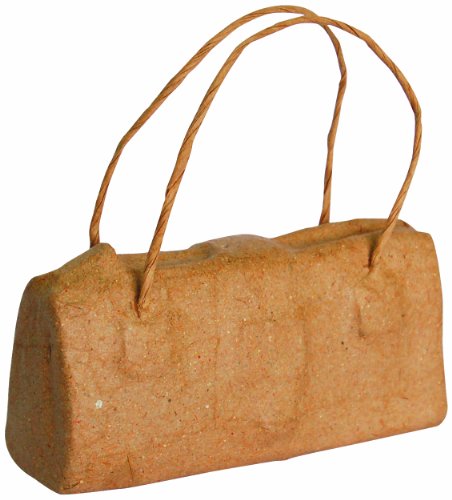 Mache lot de 3 sacs marron