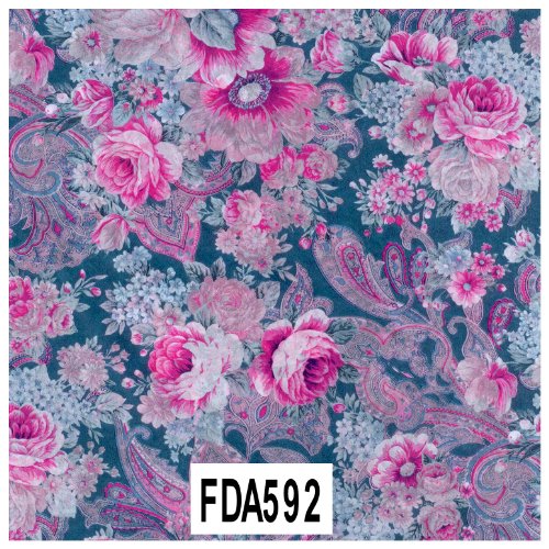Décopatch découpage papier imprimé FDA592 flowe...