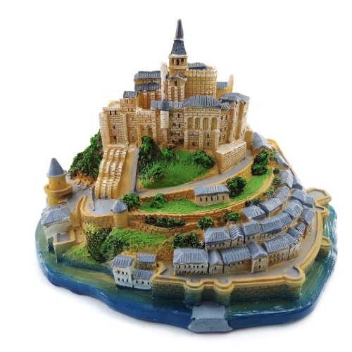 [j1615] - figurine 'mont saint michel'