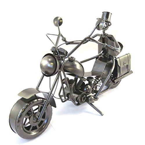 Les Trésors De Lily [m3810] - porte-bouteille 'sculpture métal' motard code EAN 3609521338103 