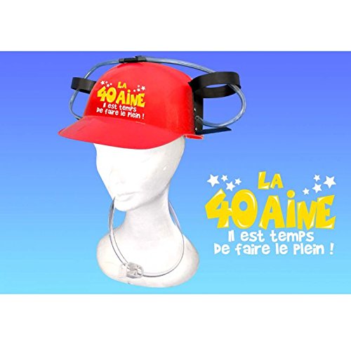 Casque Humoristique Anti-Soif Anniversaire 40 ans