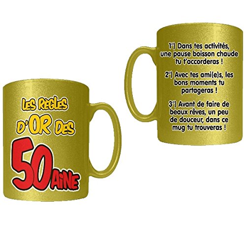 Mug Regles D'or 50 Aine