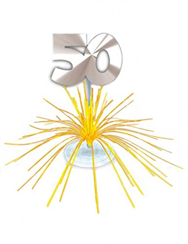 Centre de table d'anniversaire 50 ans