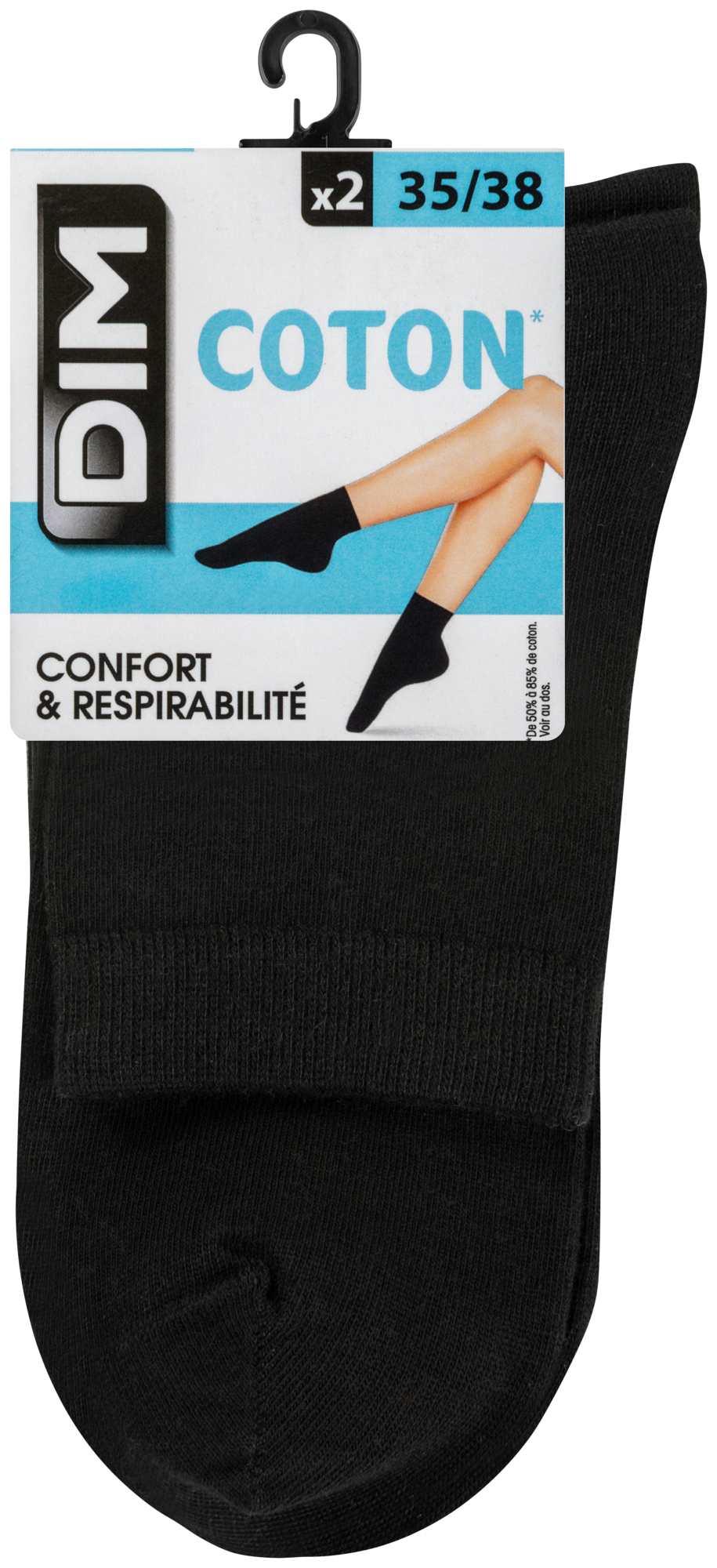 LOT DE 2 PAIRES DE SOCQUETTES FEMME