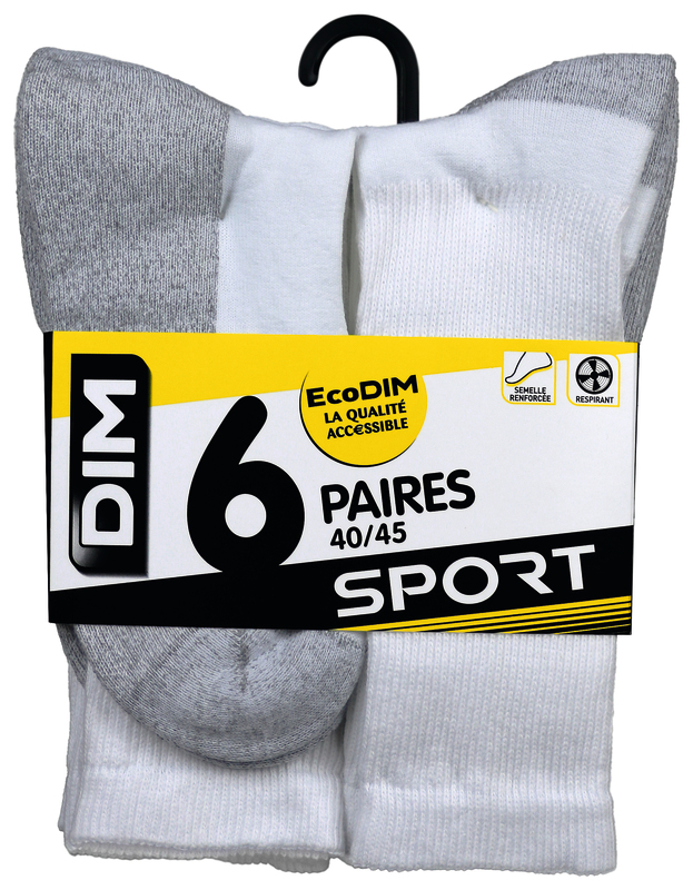 CHAUSSETTES ECODIM SPORT X6 DIM
