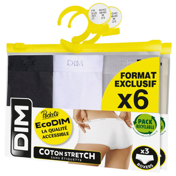  Slips Ou Boxers Femme Ecodim Dim code EAN 3610860977151 