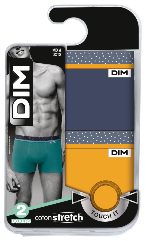 2 BOXERS MIX&DOTS DIM