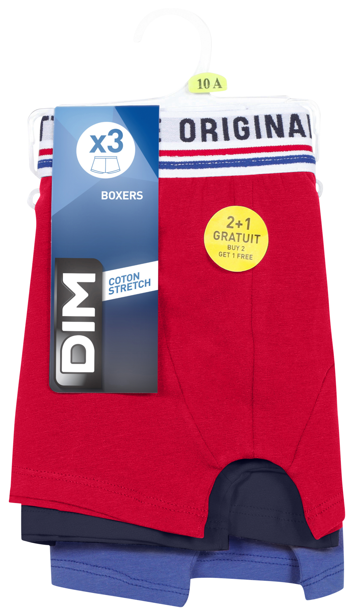 LOT DE 2+1 BOXERS OFFERT GARCON OU LOT DE 3+1 S...