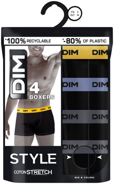  Boxers Homme Mix And Colours Dim code EAN 3610862972574 