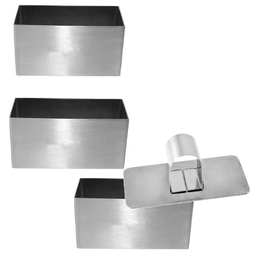 -lot 3 emporte pièces pro forme rectangle 6,5cm...