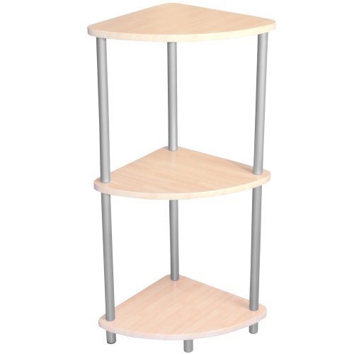 -Etagere d'angle Meuble Rangement 3 Niveaux Des...