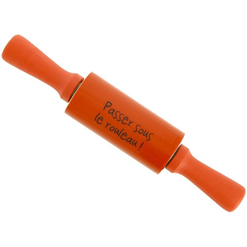 Promobo -rouleau à patisserie en silicone chef cuistot humour rouge code EAN 3611900052210 