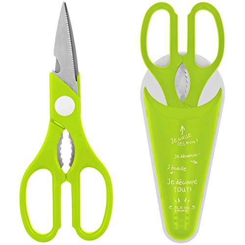 -ciseaux multifonction avec etui aimanté magnet...