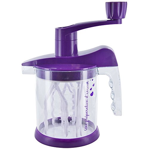 -batteur universel manuel 1l avec livret 8 rece...