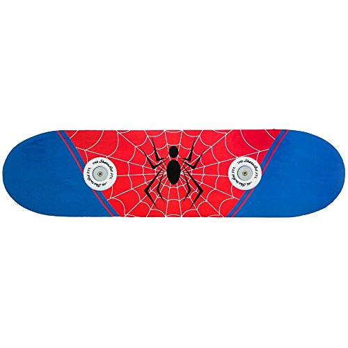 -porte manteau forme skateboard design araignée