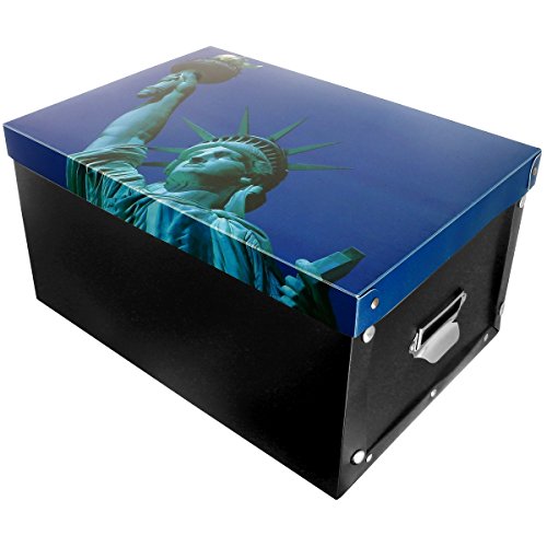 -boite box de rangement pliable déco new york s...