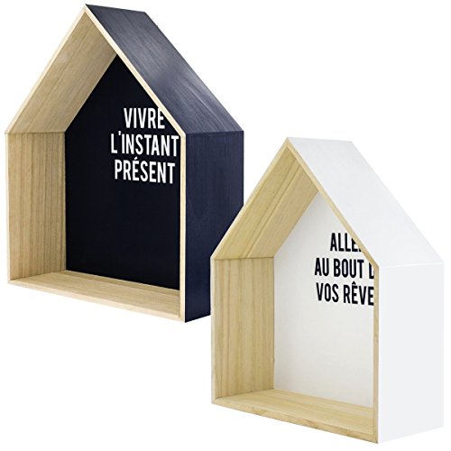 -set ensemble duo etagère scandinave forme mais...