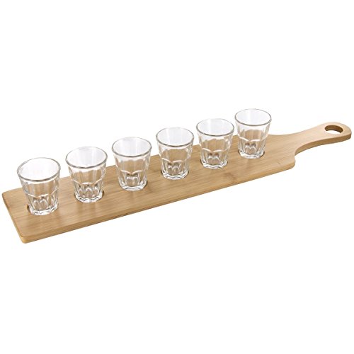 -coffret planche de service et 6 verres baroque...