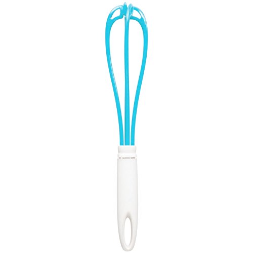 -fouet de cuisine pâtisserie rétractable bleu