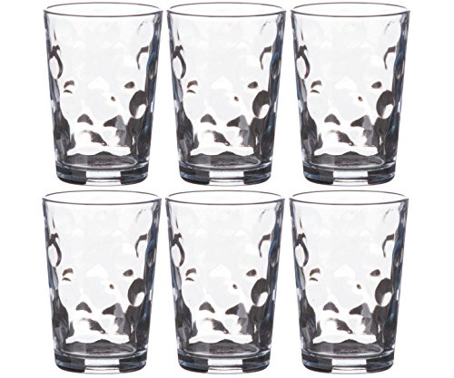 -set lot 6 verres a eau imprimé pois space city...