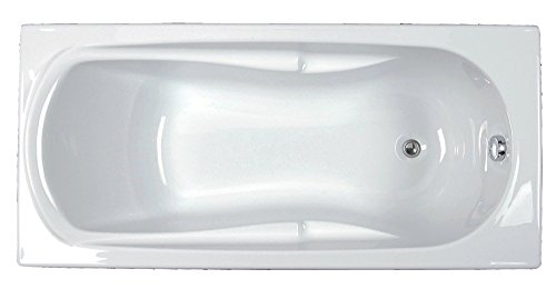 Anconetti Baignoire ANCOSWING rectangle en acrylique, poignée + repose tête incorporé, 170x75cm 3612022000073 (3612022000073)