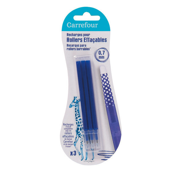 3 recharges rollers effaçables 