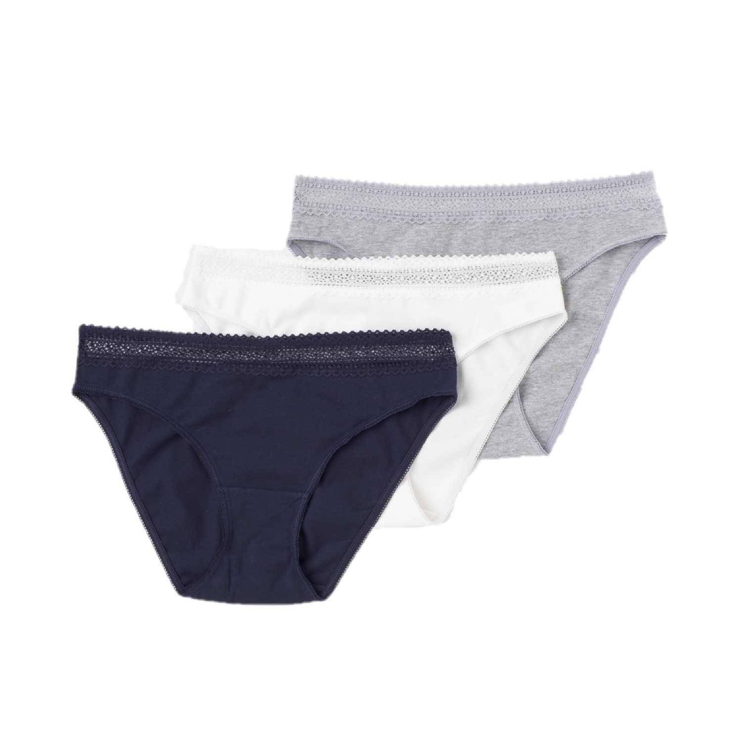 Culotte femme bleu marine/gris/blanc T38/40 TEX