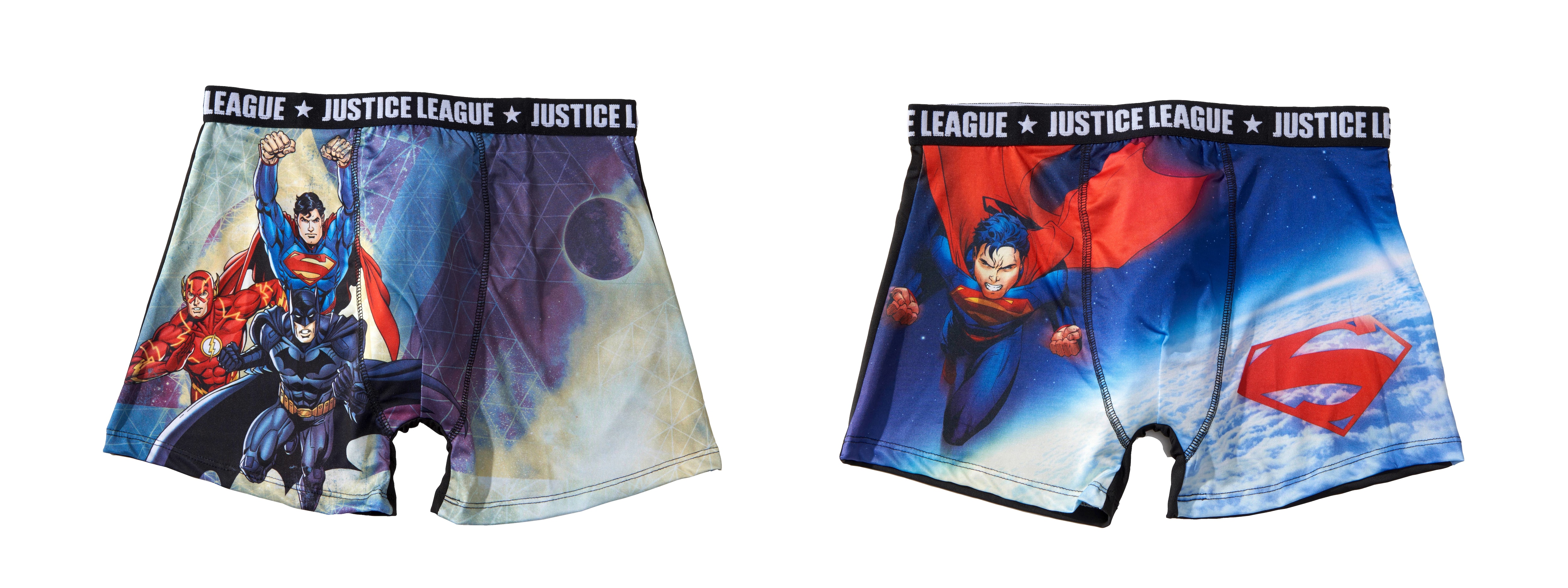 JUSTICE  LEAGUE Lot de 2 boxers JUSTICE LEAGUE code EAN 3614000647164 