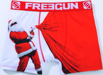 BOXER + CHAUSSETTES ET BOITE CADEAU “FREEGUN”