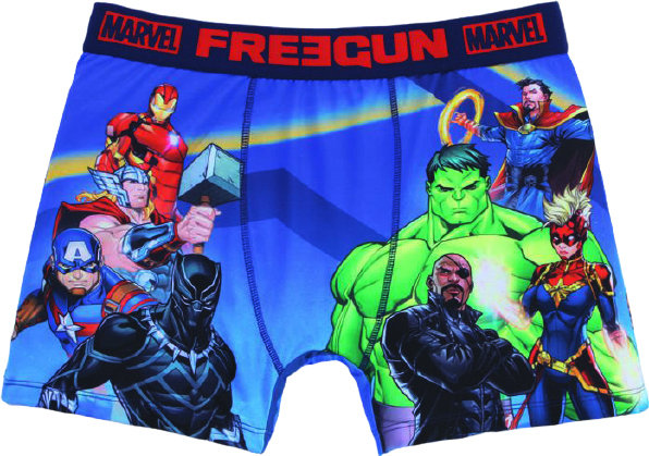 LOT DE 2 BOXERS HOMME AVEC POCHETTE CADEAU “FRE...