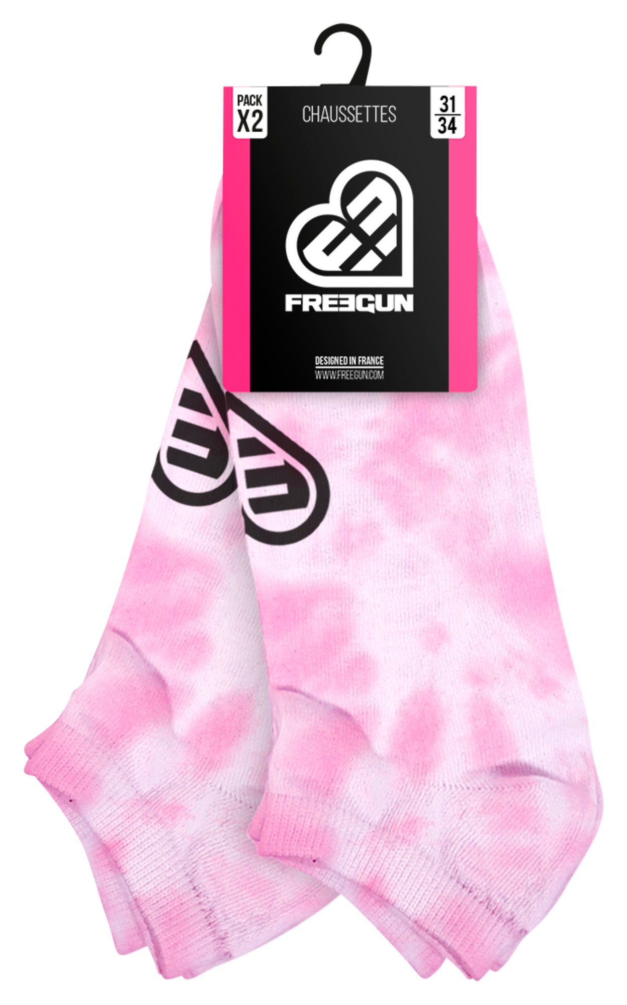 LOT DE 2 PAIRES DE CHAUSSETTES FILLE