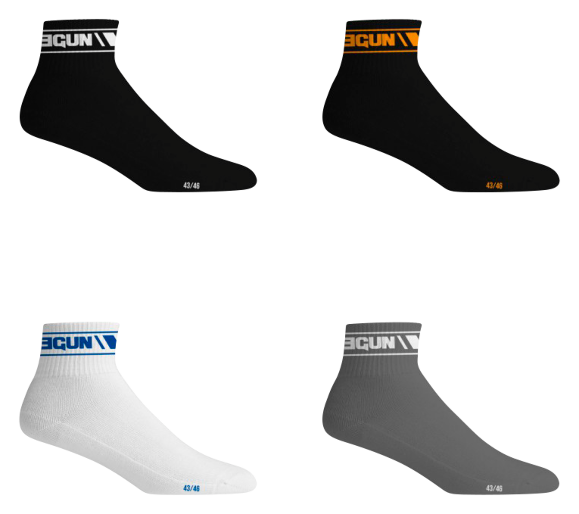 LOT DE 4 PAIRES DE SOCQUETTES HOMME