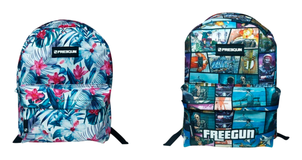 SAC À DOS GAME ET FLOWER 
FREEGUN
